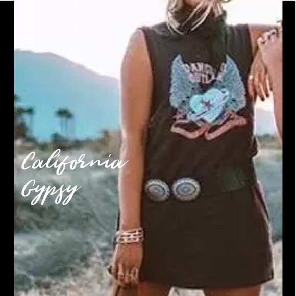 Dancing Outlaw Gypsy T-shirts Dress - Picture 2 of 15
